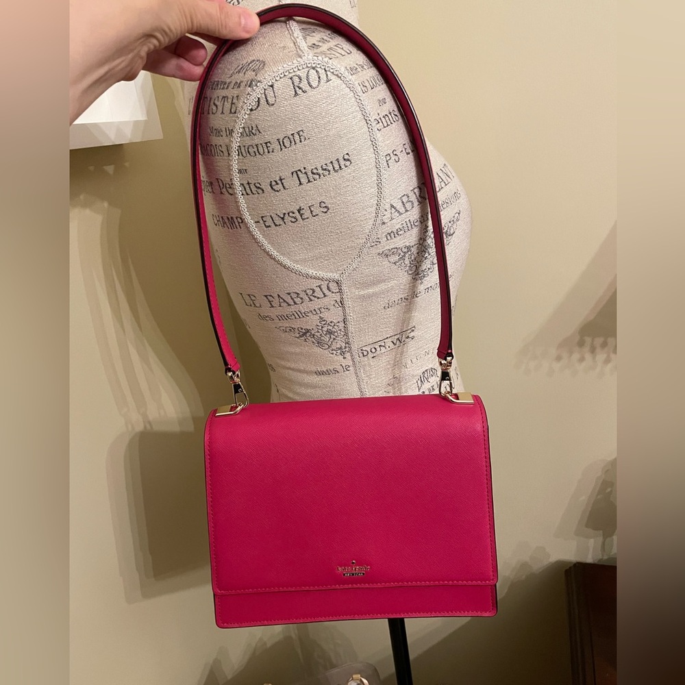 Beautiful dark pink shoulder bag